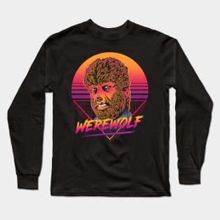 Retro Werewolf Long Sleeve T-Shirt